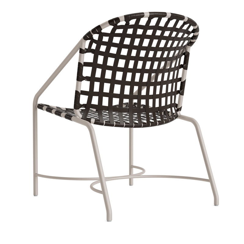 Kantan Outdoor Lounge Chair, Dove Smooth/Coffee