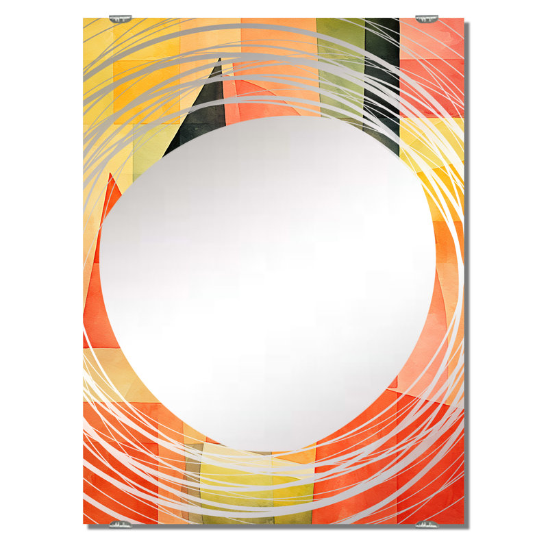 Miroir mural Benedetti - Melon MIR135281, 32 po x 24 po