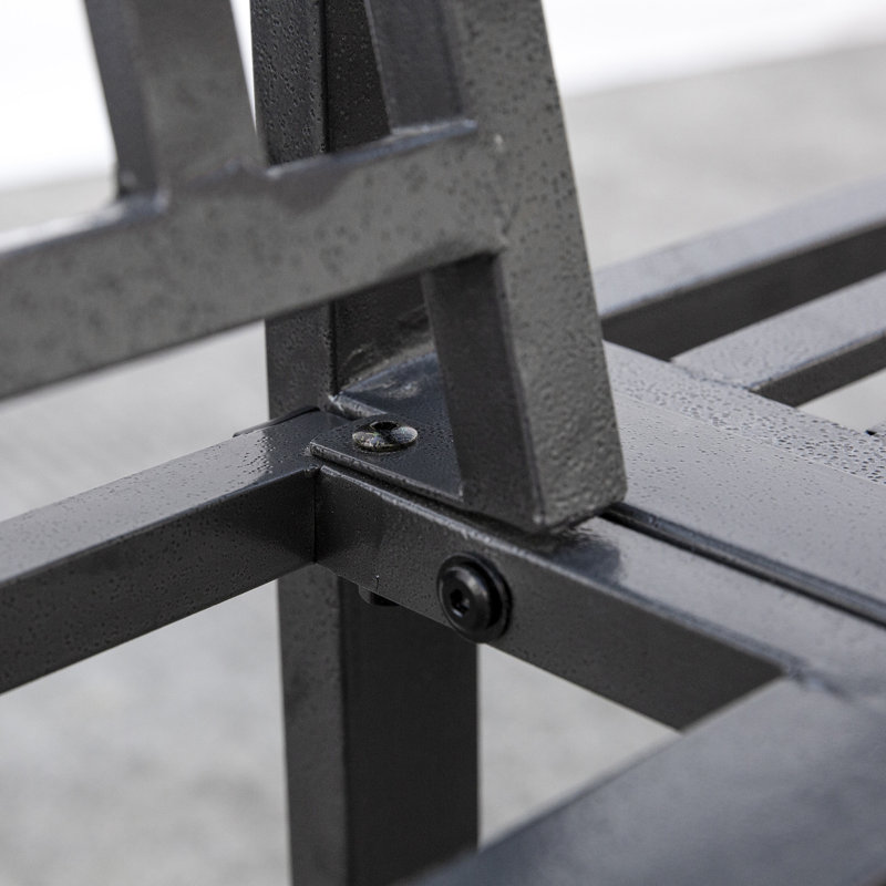 Banc en acier tête-à-tête