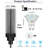 Glam Crystal Chandelier With Led Dimmable Bulbs-1938864140