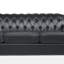 Canapé Chesterfield en cuir profond
