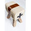 Osier Solid Wood Accent Stool