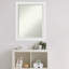 Petit miroir mural biseauté Lashena Blanco