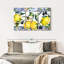 Ensemble de 3 citrons et olives sur toile-1582663202