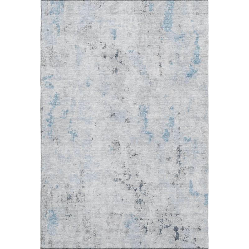 Premium Machine Washable Lubbers AMF1753 Modern Rug, Rectangle 2'6" x 3'10"