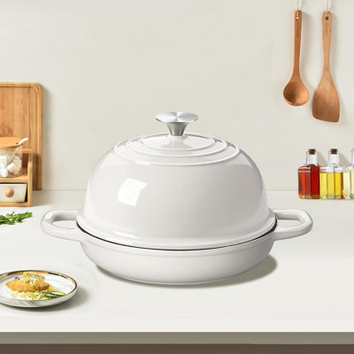HKFUYULINTECHLIMITED Dutch Oven Pot 5 L Cast Iron Soup Pot