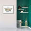  «Vintage Bathaign» par Michele Norman, art mural sur toile, 34 po x 26 po
