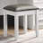 Vanity Stool with Padded Seat