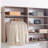 Devi Oak Wall Mounted Wood Closet System