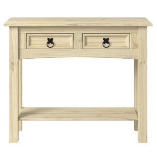 Dinnington 34.49'' Solid Wood Console Table