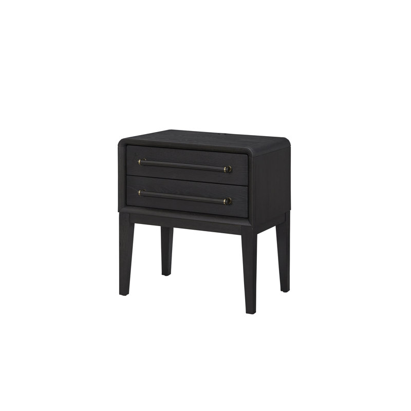Petite table de chevet - poivre, Noir