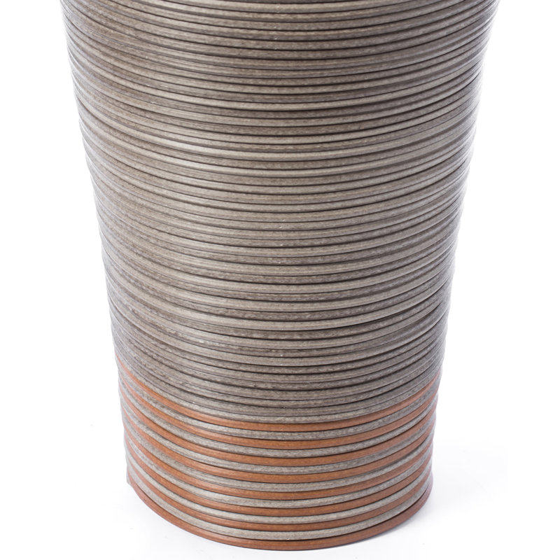 Alburnett Floor Vase, Brown/Gray, 27.5" H x 9" W x 9" D