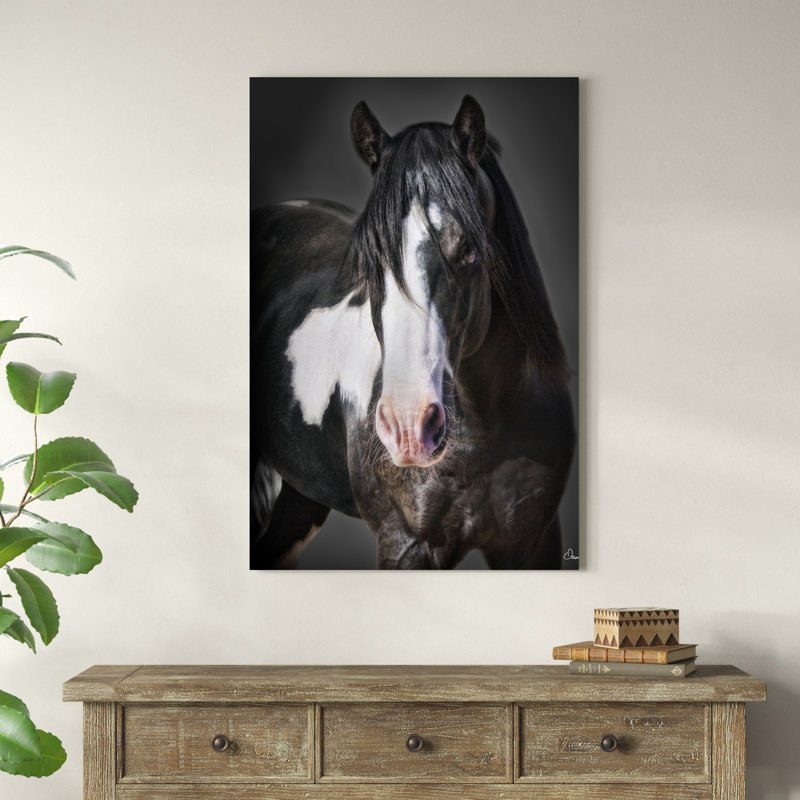 Portrait de cheval II, H 48 po x l 32 po x P 1,25 po