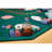 Fat Cat Half-Fold Poker and Blackjack Table Top with Carrying Case