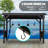 6.5 x 12 FT Hardtop Grill Gazebo-105823085