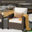 Rhylee 7 - Person Patio Conversation Set with Cushions-1080577799