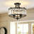 Elonso 4 - Light Crystal Flush Mount Ceiling Light-1527231584