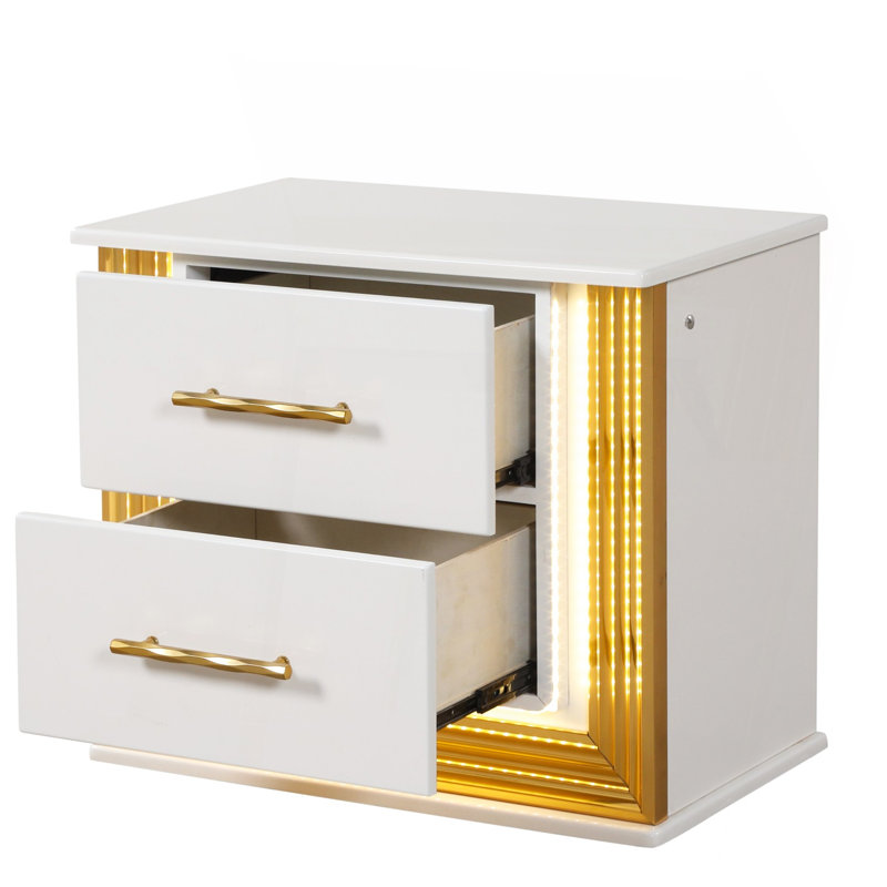 Ensemble de chambre avec très grand lit 4 pièces de style contemporain en bois