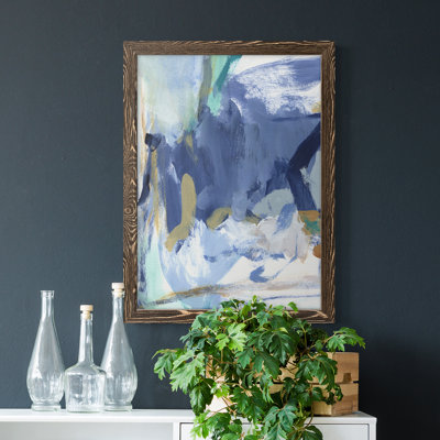 Toile encadrée de qualité supérieure Blue Room II - prête à être accrochée