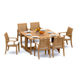 Lagos Outdoor - Piece Teak Dining Set