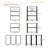 2'x4' Privacy Panel Frame Kit for Outdeco Panels (Holds three 2'x4' panels)