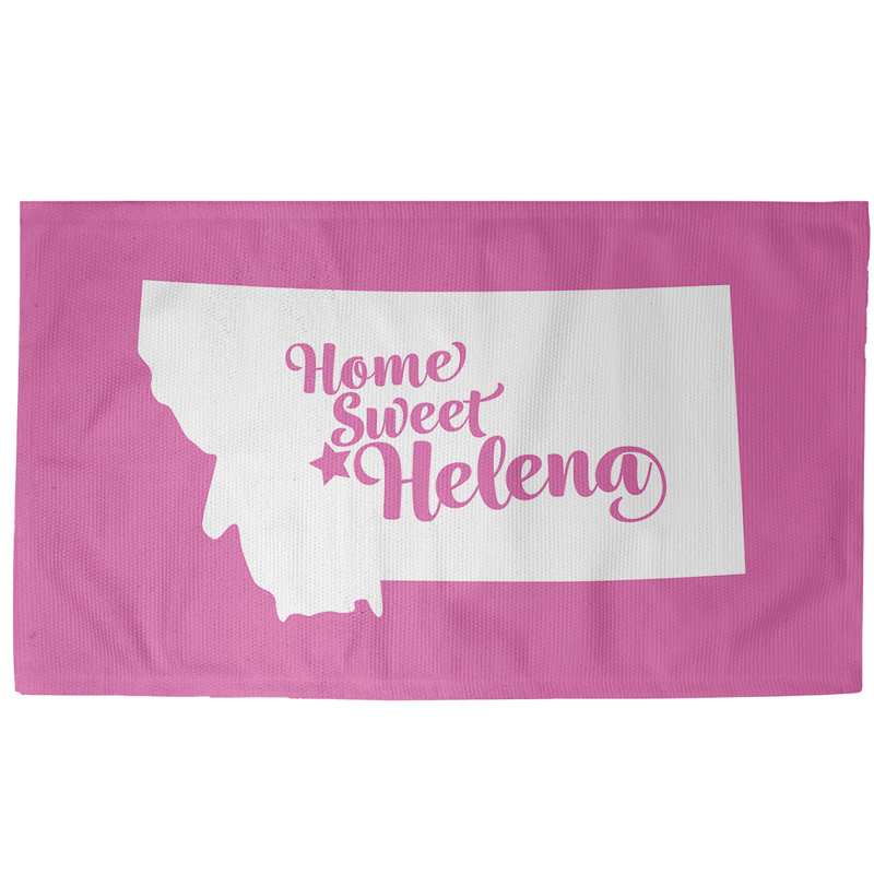 Tapis de zone rose hélène montana, Rectangle 2 pi x 3 pi