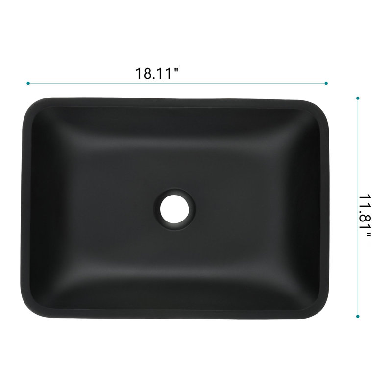 Bathroom Faucet with Drain Assembly, Matte Black 