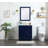 Broadlands 30 " W Freestanding Standard Free Standing 1 Single Vanity Bathroom Vanity With Engineered Marble Top-408000494