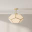 Brier 3 Light Glass Semi-Flush Mount Convertible Light-1337574327