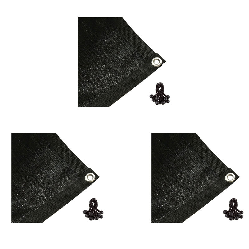 Shatex Wellco Black Fabric Replacement Canopy for Canopy