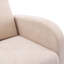 Rocking Chair Upholstered Mid Century Modern Rocker Oversized Wingback Armchair For Living Room