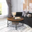 Table basse ronde avec rangement Breyon-953477910