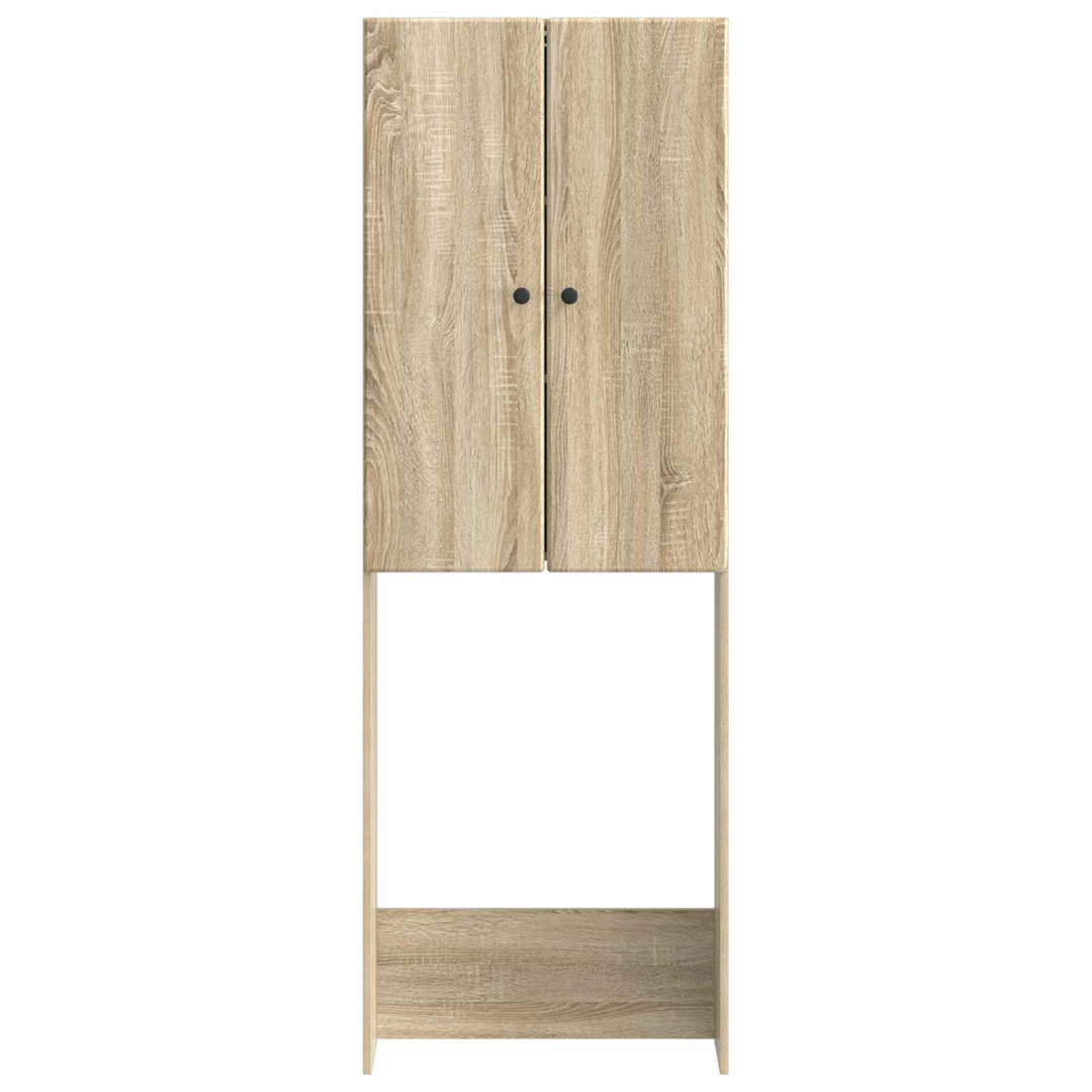 Toilet Cabinet with Shelf with Storage BREDA Engineered Wood Bathroom