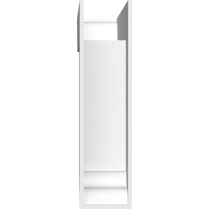 Support standard en uréthane standard avec extrémités traditionnelles, brun clair apprêté Carmel, H 20 po x l 5 po x P 20 po