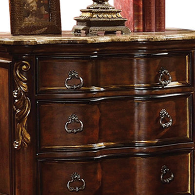 Faxon Bedroom Set in Dark Walnut