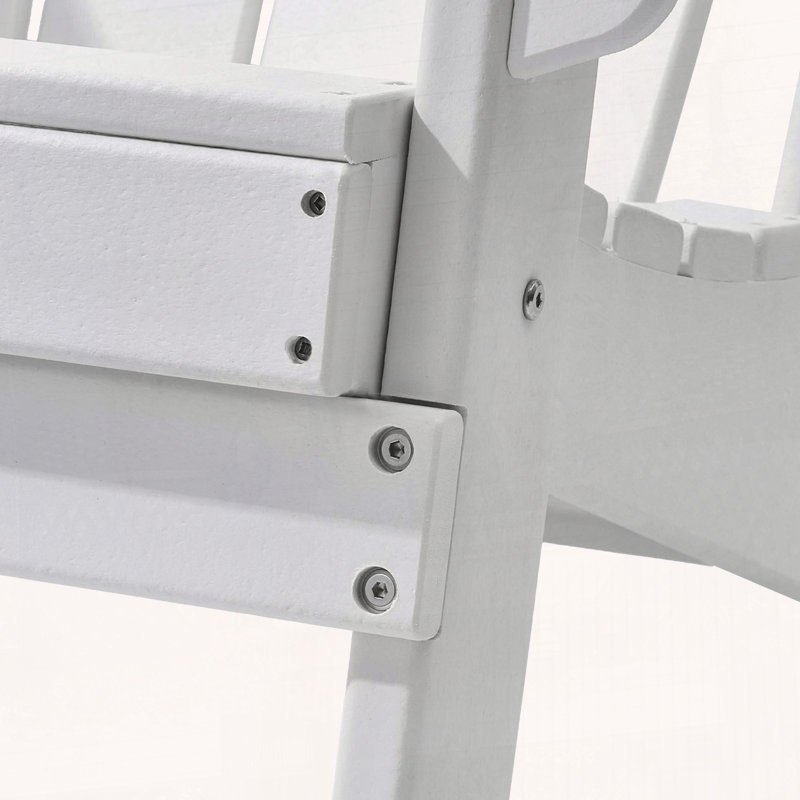 Set of 2 Folding Adirondack Chairs – HDPE Plastic, Weather‑Resistant, 400lb Capacity