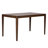 Paulina 4 Person Rectangular Table Set w/ Blue Upholstered Chairs-36504912