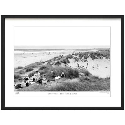 Cresswell, The Beach C1955 - Single Picture Frame Print