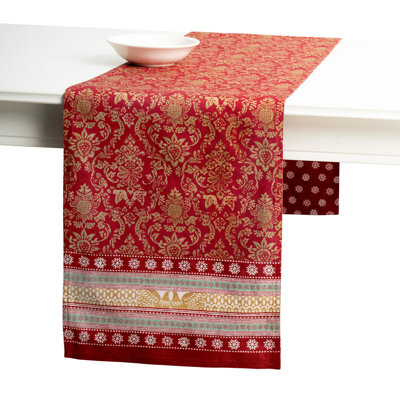 Maison d'Hermine Sofia 100% Cotton Table Runner - Double Layer - 14.5" x 108"