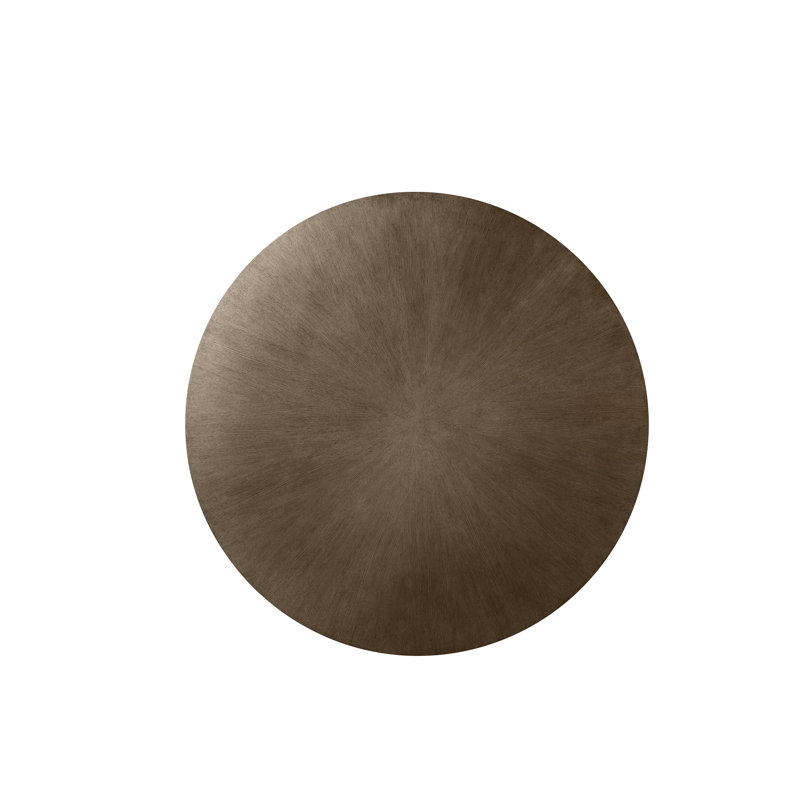 Carino Round Oak Dining Table, Cocoa