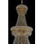 Lustre empire unique à 23 lumières avec accents de cristal Mckie
