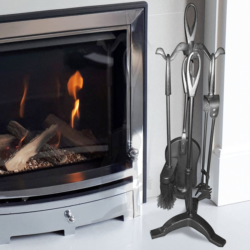 Merrydale Iron Fireplace Tool Set