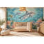 Dolphin Family Wallpaper Mural, Peel and Stick Kids Room Wall Mural, Watercolor Ocean Nursery Wallpaper-262708248