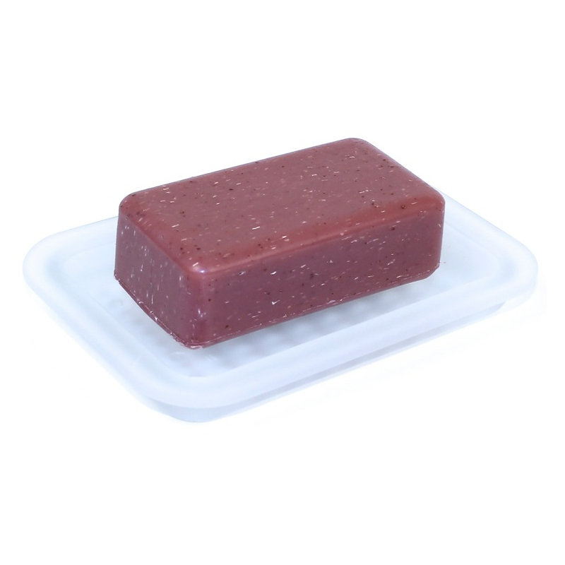 Plat à savon Nhek, Bleu ciel satiné