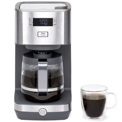GE Appliances 12 Cup Drip Coffee Maker With Adjustable Keep Warm Plate