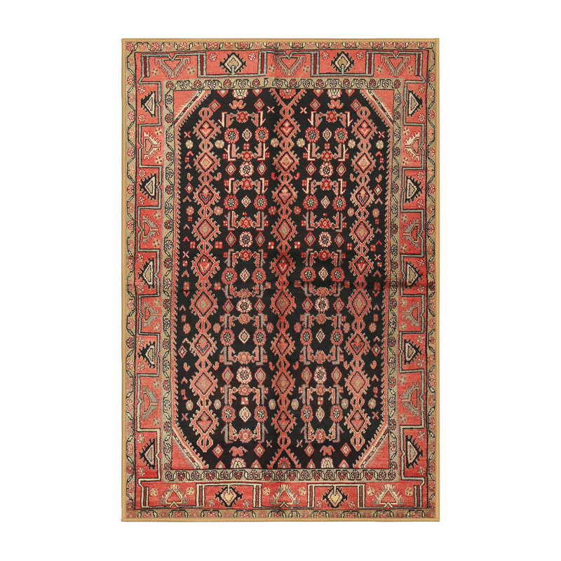 Tapis rouge à motif sud-ouest, Rectangle 5 pi x 7 pi