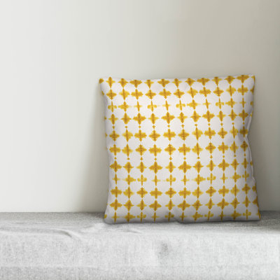 Geometric Outdoor Reversible Throw Pillow
