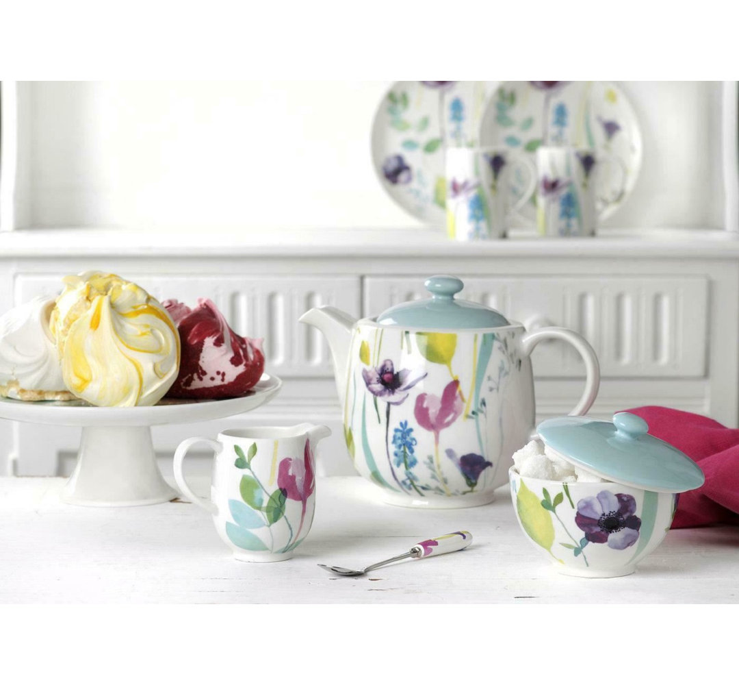 Portmeirion Water Garden Porcelain Tea Set - Image 4