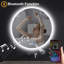 Epperly Round Lighted Wall Mounted Bathroom Mirror-564857635