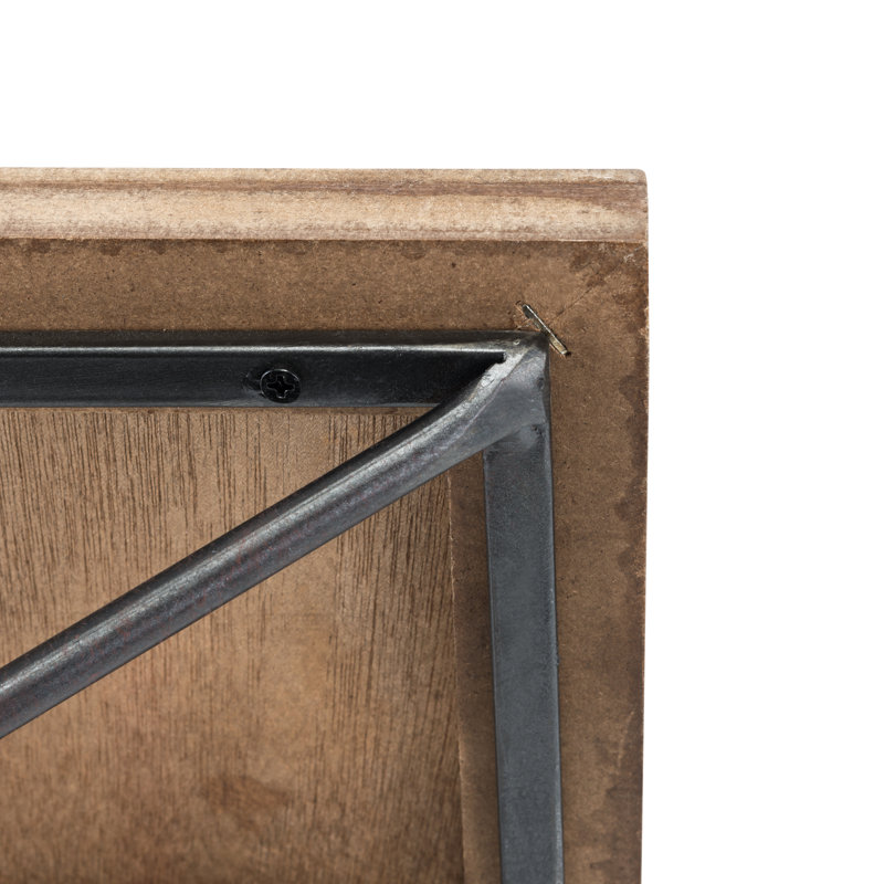 Tablette décorative en bois de pin Alyssabeth